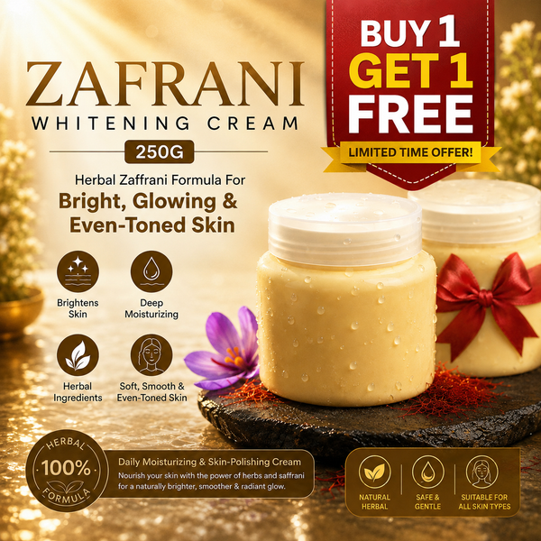 Zafrani Whitening Cream 250g – Buy 1 Get 1 Free